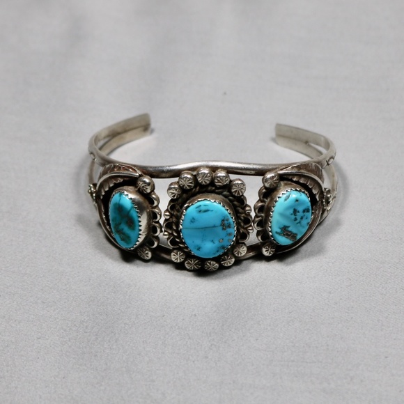 vintage 925 Native American turquoisebracelet